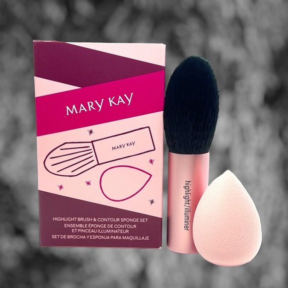 HIGHLIGHT BRUSH & CONTOUR SPONGE SET~MARY KAY ~LIMITED EDITION - Discontinued - Picture 2 of 6